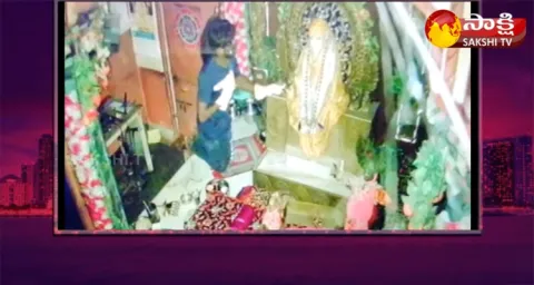Gold And Hundi Theft In Sai Baba Temple At Warangal 