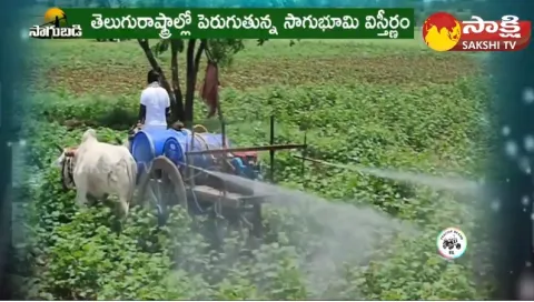 Young Farmer Creates Agriculture Spray Machine in Narayanpet Dist