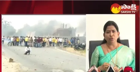 Minister Taneti Vanitha Press Meet over Punganur Incident