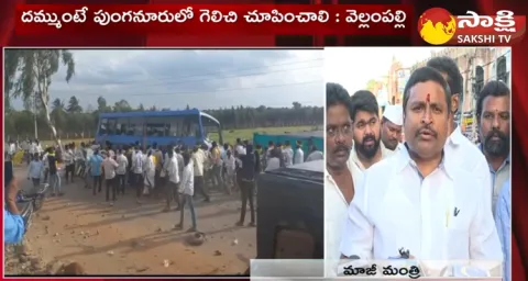 YSRCP Leaders Fires On Chandrababu Naidu Over Punganur Incident 