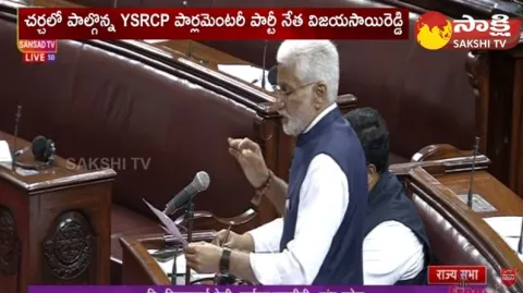 YSRCP MP Vijay Sai Reddy Clarity in Rajya Sabha on TDP Allegations