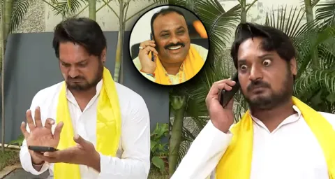 Garam Rajesh Hilarious Comedy Skit On Chandrababu And Atchannaidu