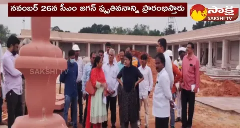 IAS Srilakshmi Inspects Ambedkar Memorial Project Works 
