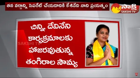 Political Corridor On TDP Leaders on Tangirala Sowmya
