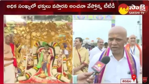 TTD EO Dharma Reddy About Garudotsavam Arrangements 