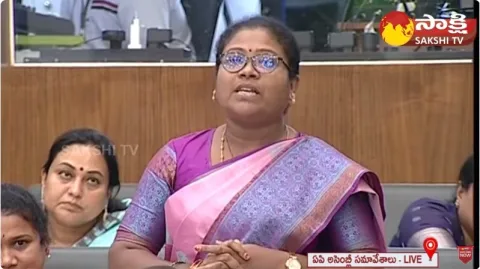 Paderu MLA Bhagyalakshmi Speech in AP Assembly Over Assigned Lands