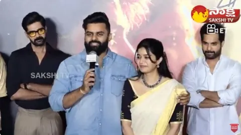 Sai Dharam Tej And Colour Swathi Cute Moments