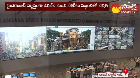 All Set for Ganesh Nimajjanam 2023 at Hyderabad and High Security at Ganesh Nimajjanam