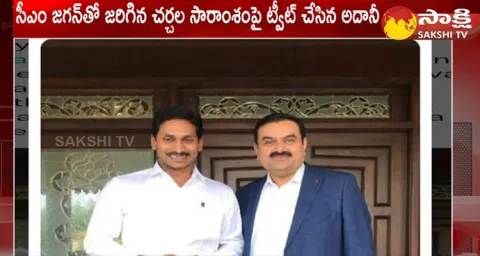 Gautam Adani Meets CM YS Jagan At Tadepalli Camp Office