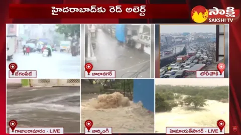 Himayat Sagar Gates Opened Over Heavy flood