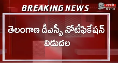 Telangana Dsc Notification Released 