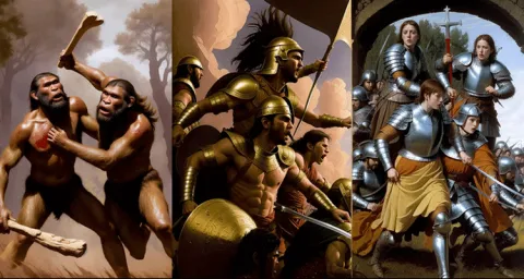 The Evolution Of Warfare From Stones To Atoms