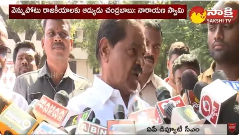 AP Deputy CM Narayana Swamy Fires On TDP Leaders & Purandeswari 