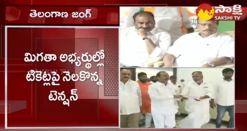 Telangana BJP MLA Candidates First List Announcement Postponed