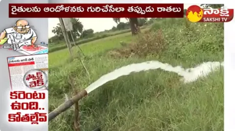 Eenadu Fake News On Power Supply In AP