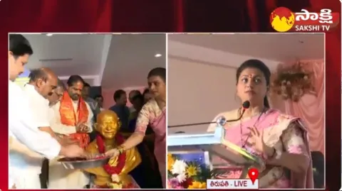 Minister RK Roja Thammineni Seetharam In Gandhi Jayanti Celebration