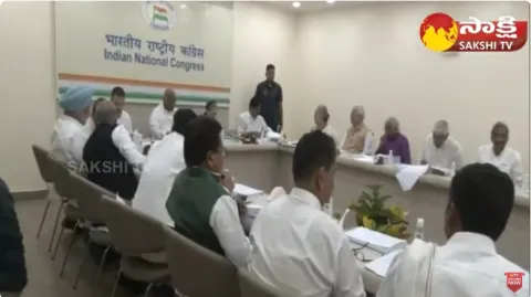 Congress Central Election Committee Meeting in Delhi 