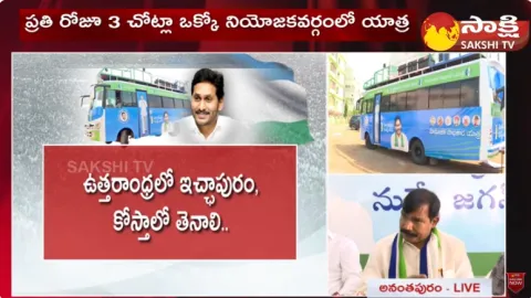 MP Gorantla Madhav And Paila Narasimhaiah About YSRCP Samajika Sadhikara Bus Yatra 