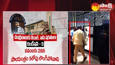 Chandrababu Naidu Bail Conditions In Skill Development Scam