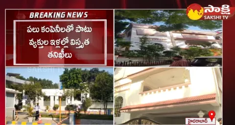 IT Raids In Hyderabad With 100 Members Team 