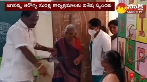Deputy CM Budi Mutyala Naidu Visits Jagananna Arogya Suraksha Camp 