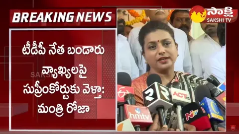 Minister RK Roja Comments On TDP Bandaru Satyanarayana