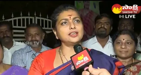 Minister RK Roja Strong Counter To Opposition Parties