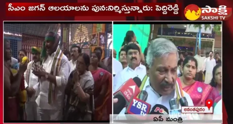 Minister Peddireddy Ramachandra Reddy About AP Temples Development