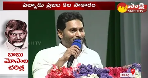 CM YS Jagan Fires On Chandrababu At Palnadu Public Meeting 