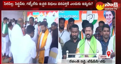 Revanth Reddy Public Speech At Wanaparthy Election Campaign 