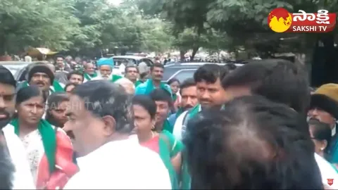 Karnataka Farmers Protest Against To Congress In Hyderabad