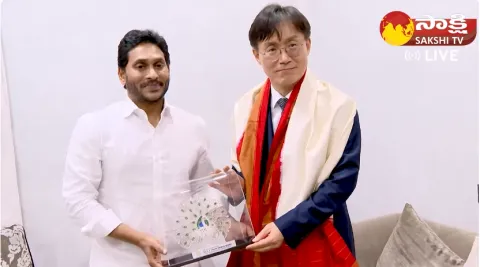 Republic of Korea Consul General Mr Young Seup Kwon Meets AP CM YS Jagan