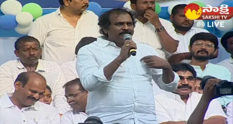 Kurasala Kannababu Powerful Speech At YSRCP Samajika Sadhikara Bus Yatra