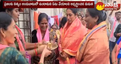 BRS Candidate Marri Rajashekar Reddy Wife Mamatha Election Campaign