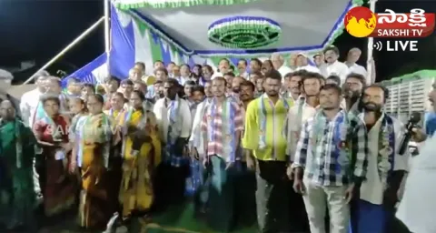 TDP Leaders Massive Joins In YSRCP Party