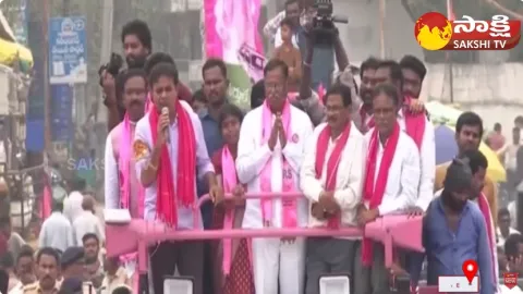 Minister KTR Road Show in Sultanabad Peddapalli
