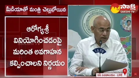 Minister Chelluboina Venugopal Krishna Press Meet Over AP Cabinet Meeting