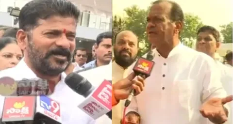 Revanth Reddy And Komatireddy Venkatreddy Reaction On Nagarjuna Sagar Dam Issue