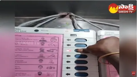 Taking Selfie While Casting Vote 