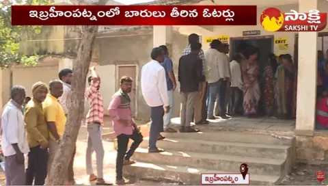 Ibrahimpatnam Polling Station Situation