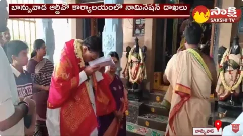 Pocharam Srinivas Reddy Nomination at Banswada 