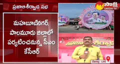 CM KCR Public Meeting At Devarakadra Constituency 