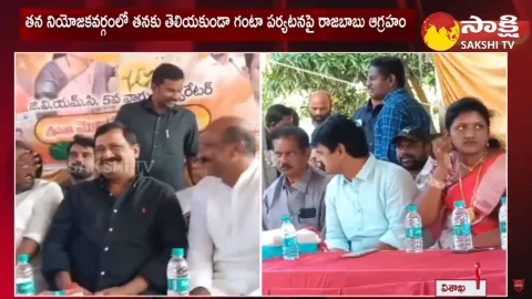 Group Politics in Visakhapatnam TDP Ganta Srinivasa Rao Vs Raja Babu