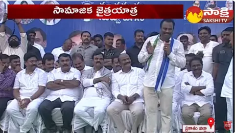 MLA Burra Madhusudan Yadav Speech At Kanigiri YSRCP Samajika Jaitra Yatra
