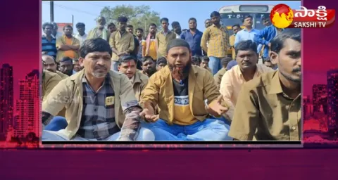 Auto Drivers Protest On Women Free Bus Journey