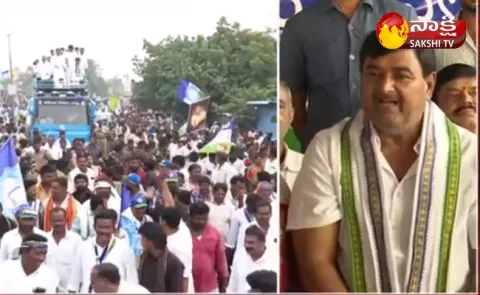 Dharmana Krishna Das Speech About YSRCP Samajika Sadhikara Bus Yatra