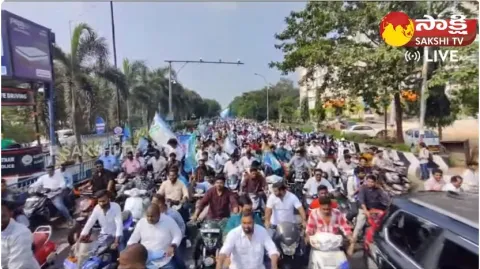Ambati Rayudu Participate In Bike Rally