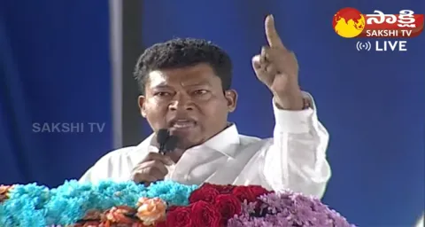 Minister Seediri Appalaraju Mass Speech At CM YS Jagan Palasa Public Meeting