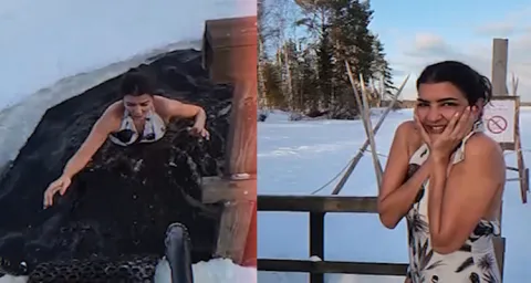 Manchu Lakshmi Wearing Bikini Video Goes Viral 