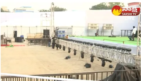 Huge Arrangements For CM YS Jagan Vijayawada Tour